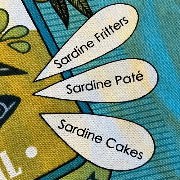 (2) Trader Joe’s canvas tote Sardines BUNDLE OF 2 - Picture 4 of 6